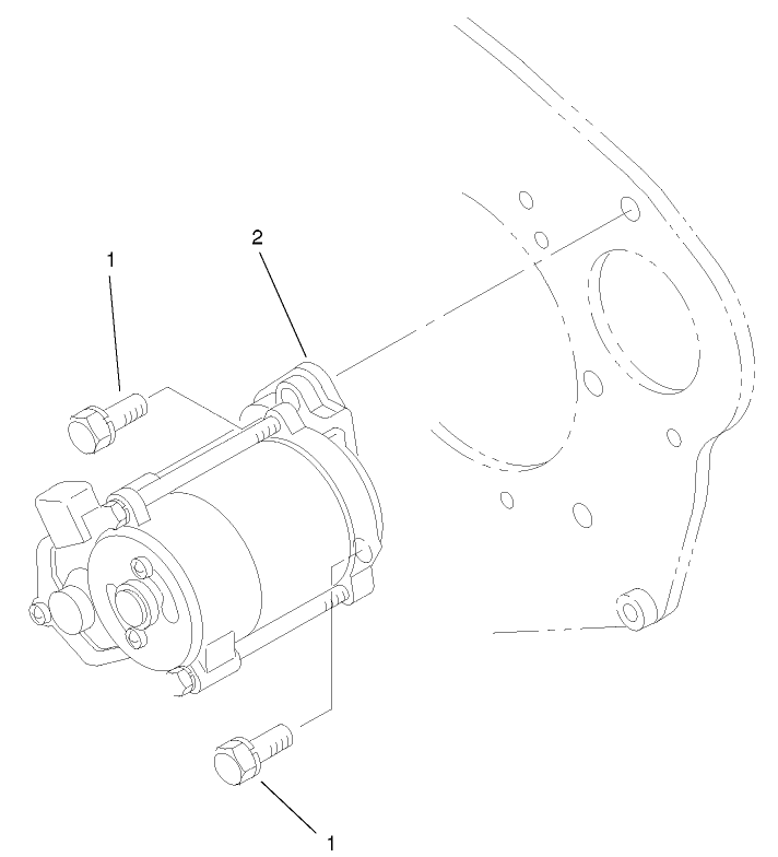 Starter Mount Assembly