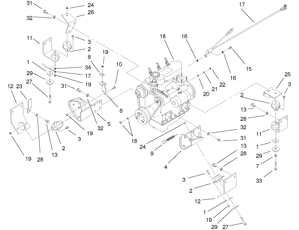 Engine Installation Assembly