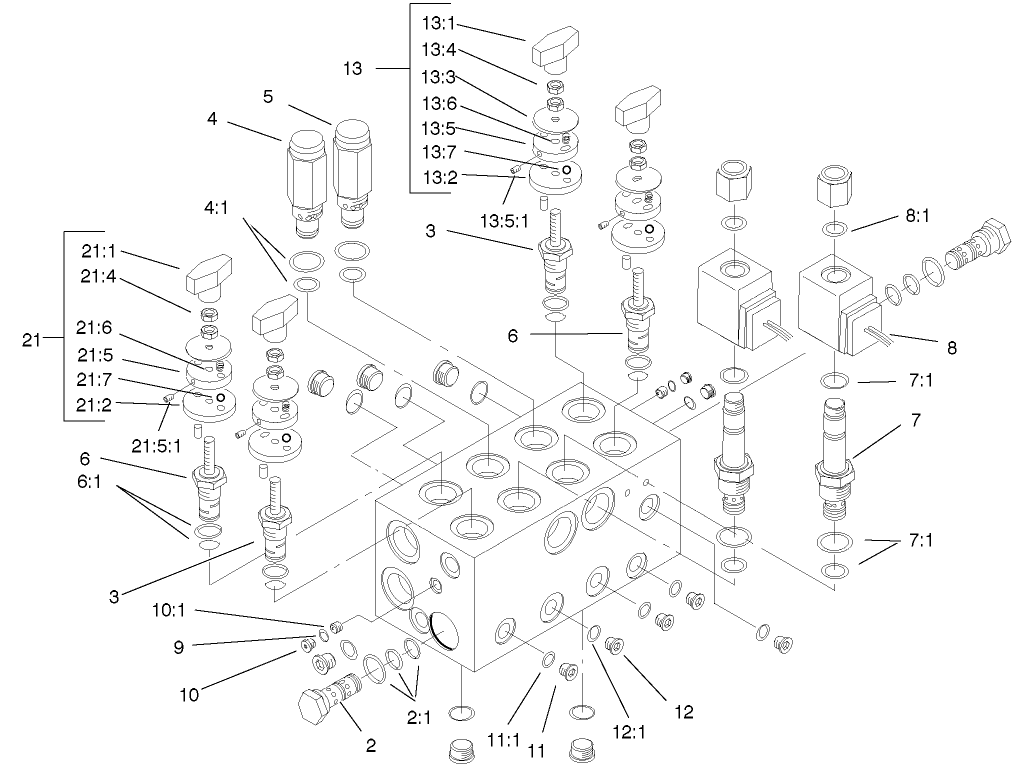 Mow Block Assembly No. 99-6978
