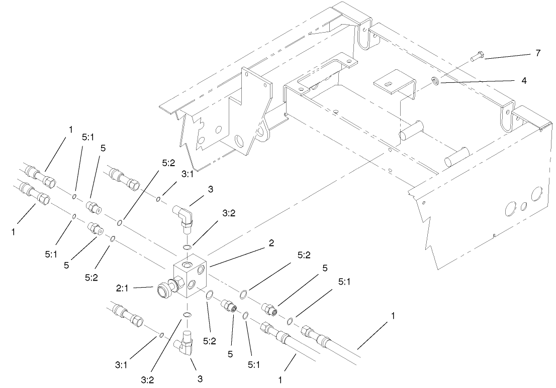 Rear Hydraulic Manifold Assembly