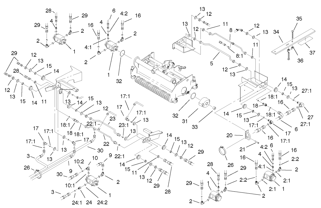 Reel Motor And Hose Assembly