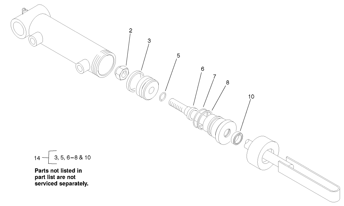 Hydraulic Cylinder Assembly No. 99-6986