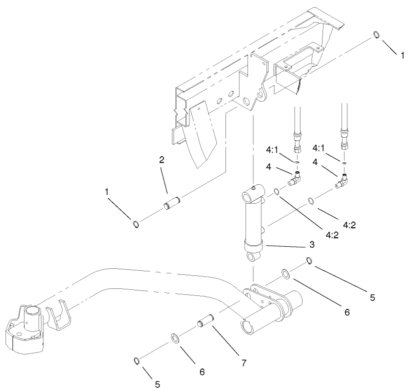 Rear Lift Cylinder Assembly