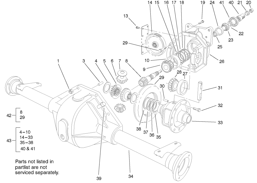 Axle Assembly No. 99-6981-03