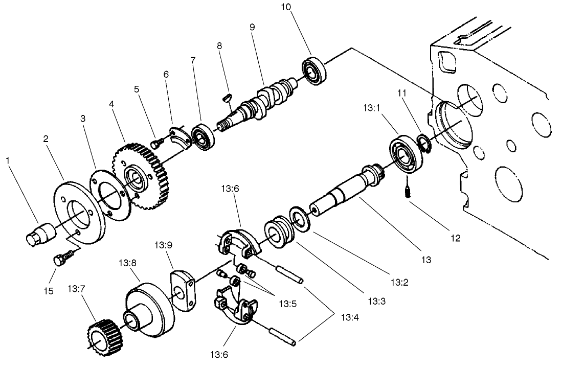 Fuel Camshaft Assembly