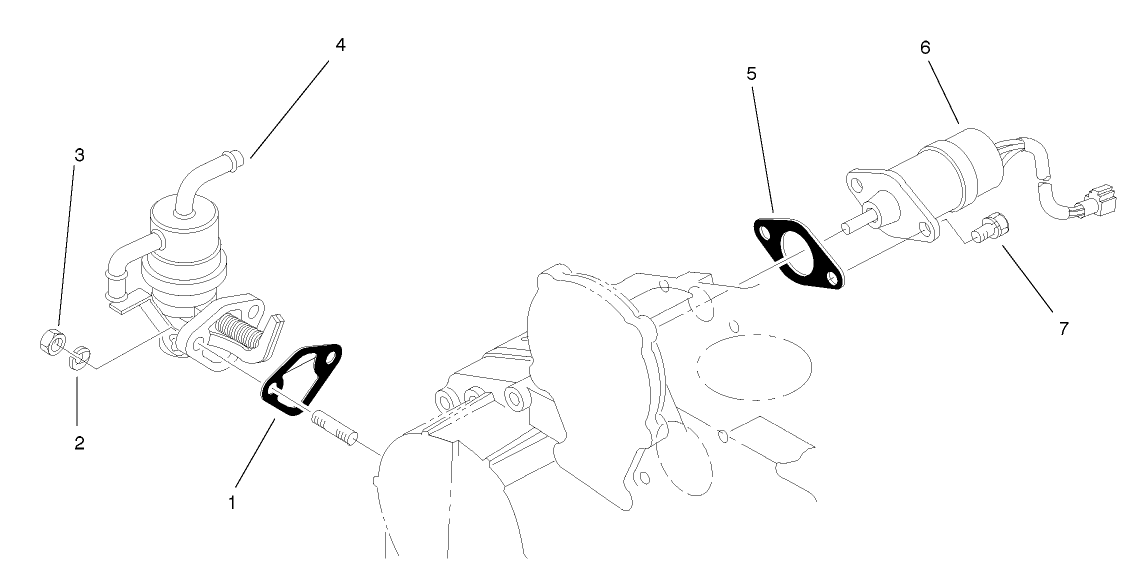 Stop Solenoid & Fuel Pump Assembly