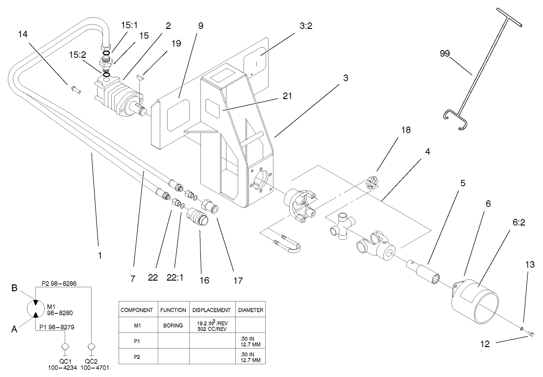 Bore Drive Head Assembly
