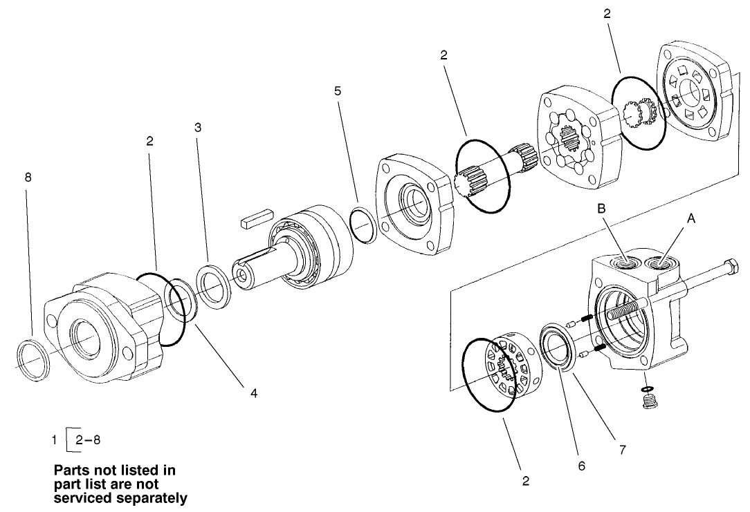 Hydraulic Motor Assembly No. 98-8280