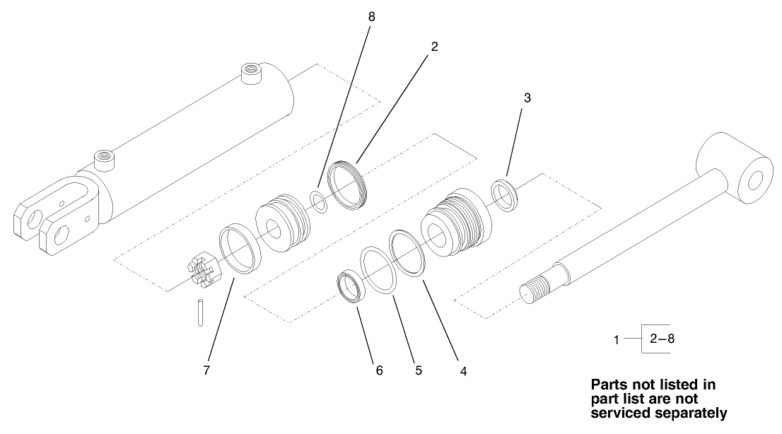 Hydraulic Cylinder Assembly No. 98-9942