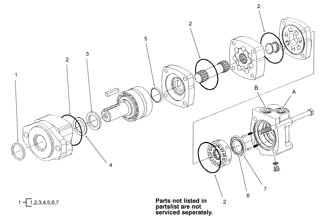 Hydraulic Motor Assembly No. 99-6566