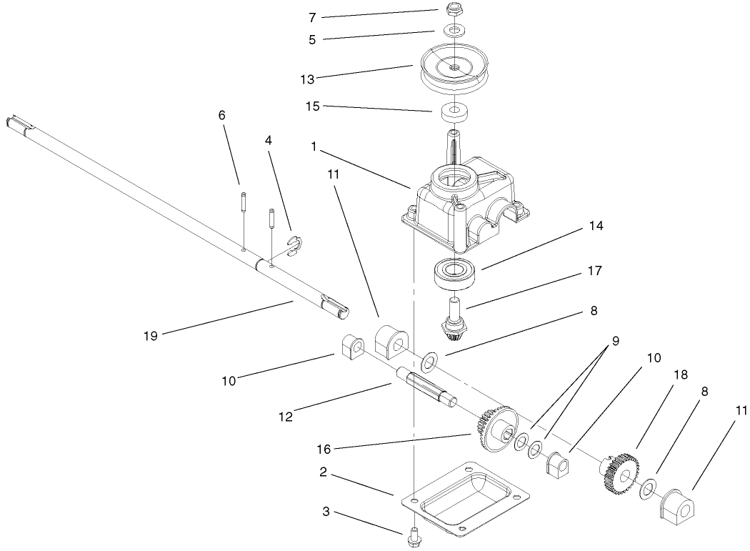 Gear Case Assembly 104-7674