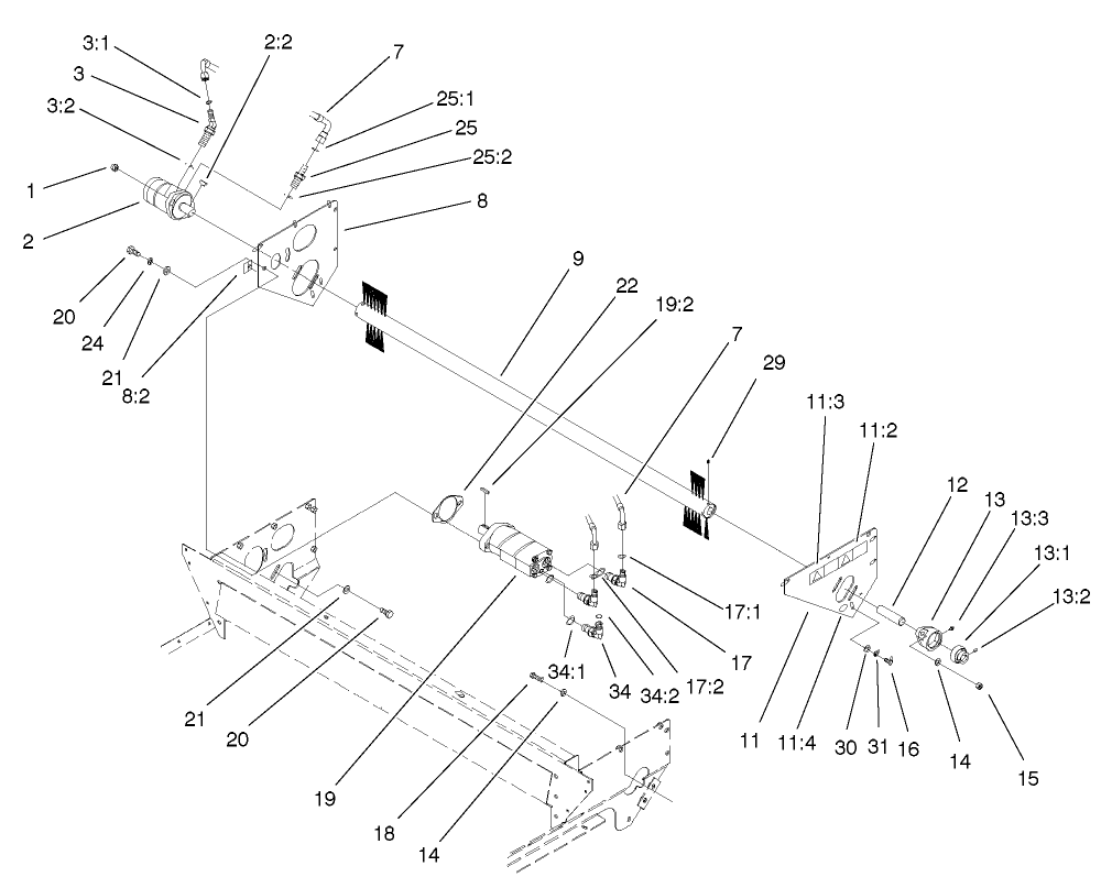 Brush And Motors Assembly