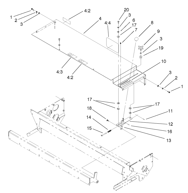 Gate Slide And Brush Guard Assembly