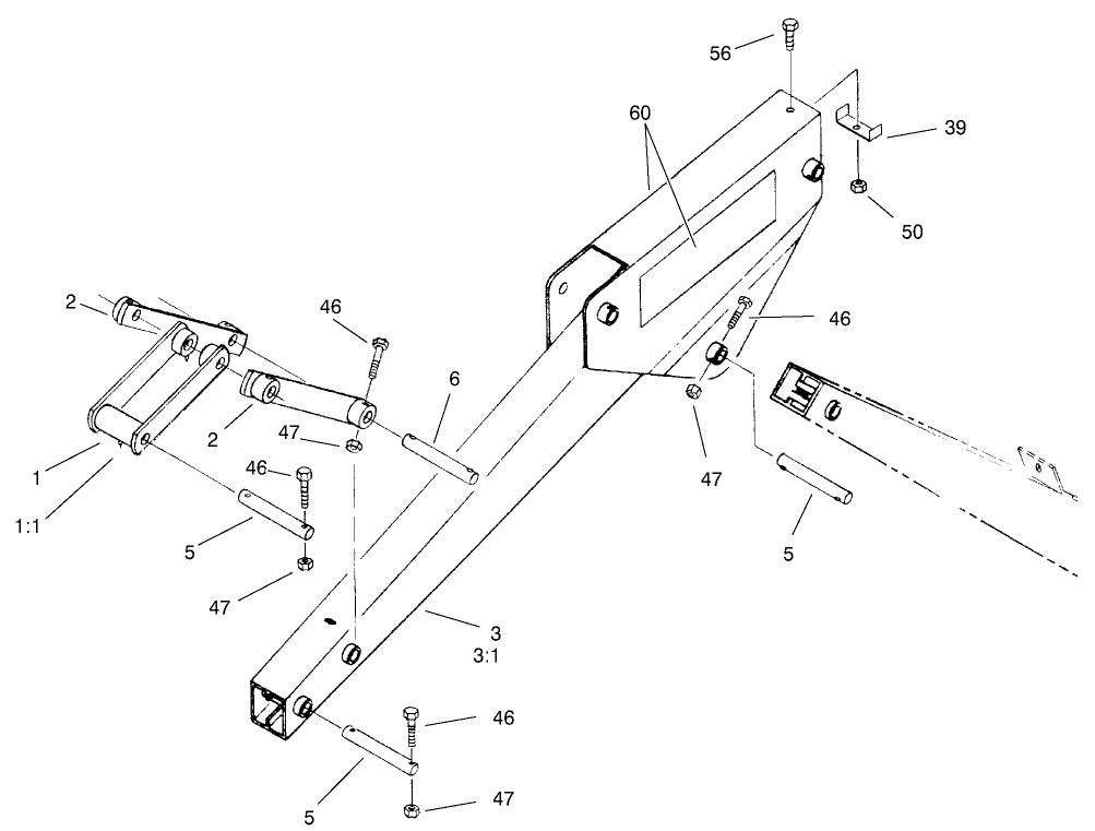 Crowd Arm And Linkage Assembly