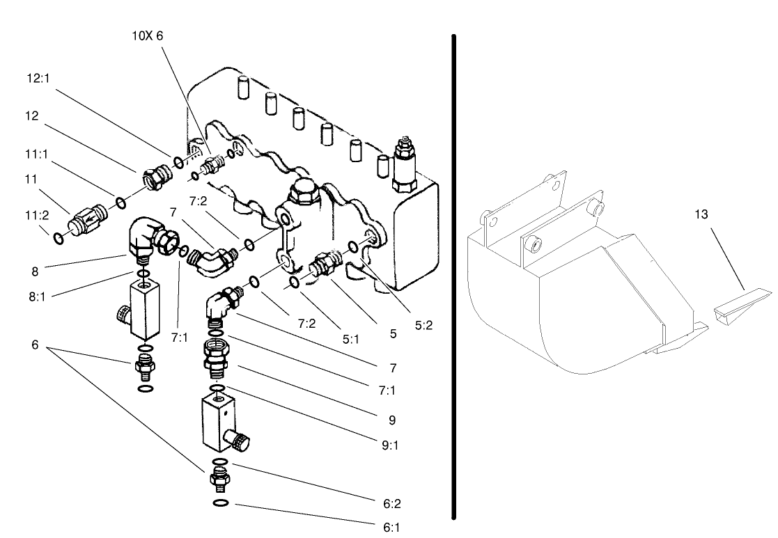 Hydraulic Fittings And Tooth Assembly