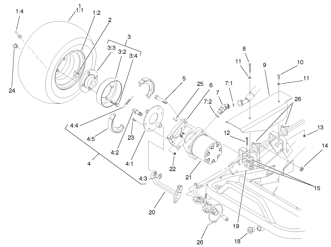 Front Wheel And Brake Assembly