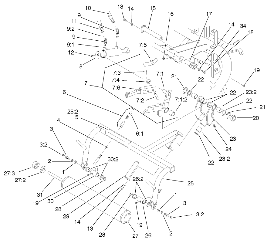 Rear Pull Frame Assembly
