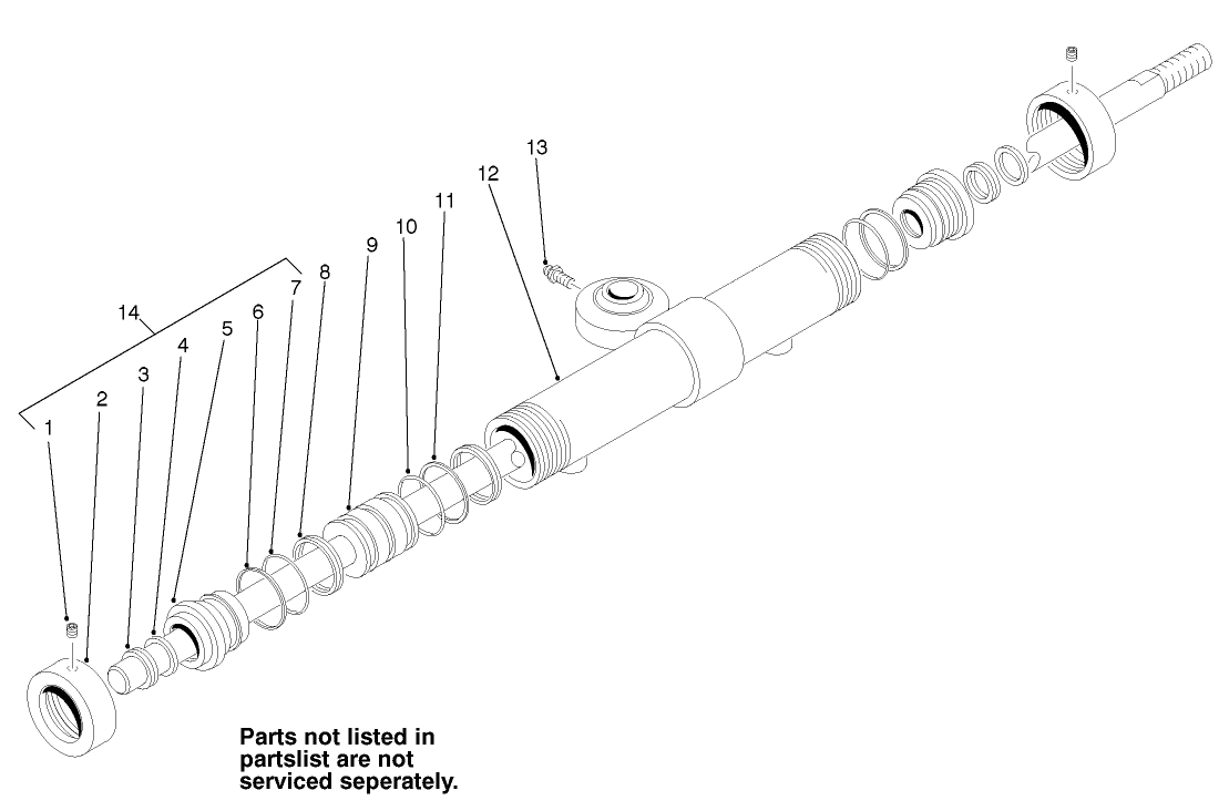 Hydraulic Cylinder Assembly No. 83-2330