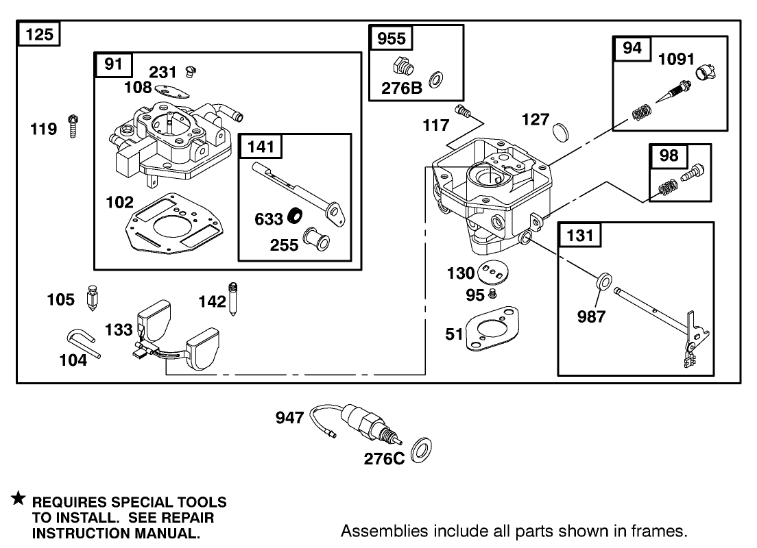Engine: Briggs & Stratton Model 350447-1259-E1