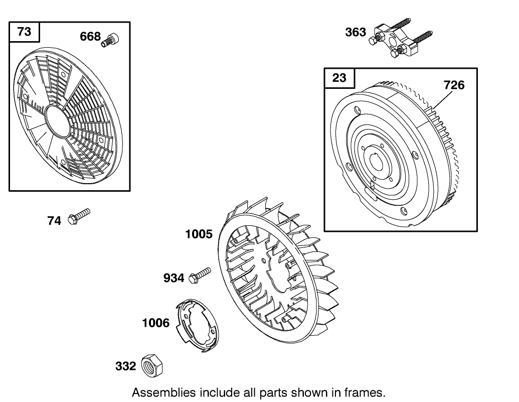 Engine: Briggs & Stratton Model 350447-1259-E1