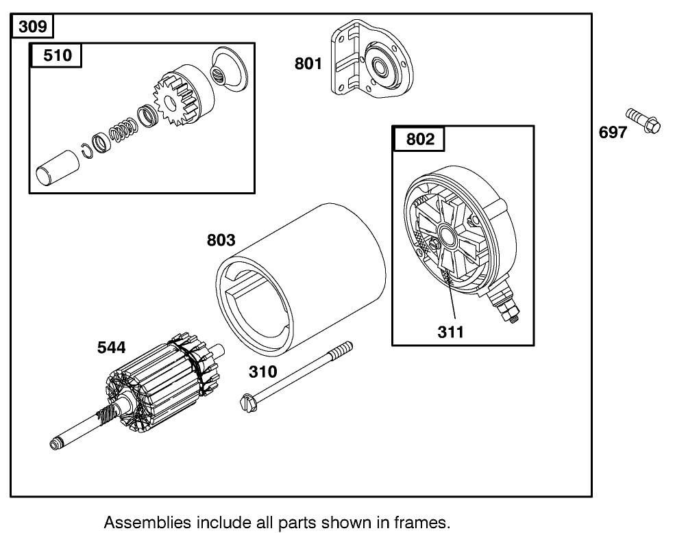 Engine: Briggs & Stratton Model 350447-1259-E1