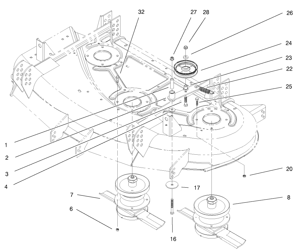 Spindle And Idlers Assembly