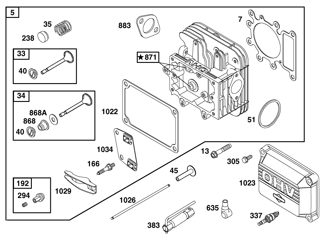 Engine Briggs & Stratton Model 28q777-0690-E1
