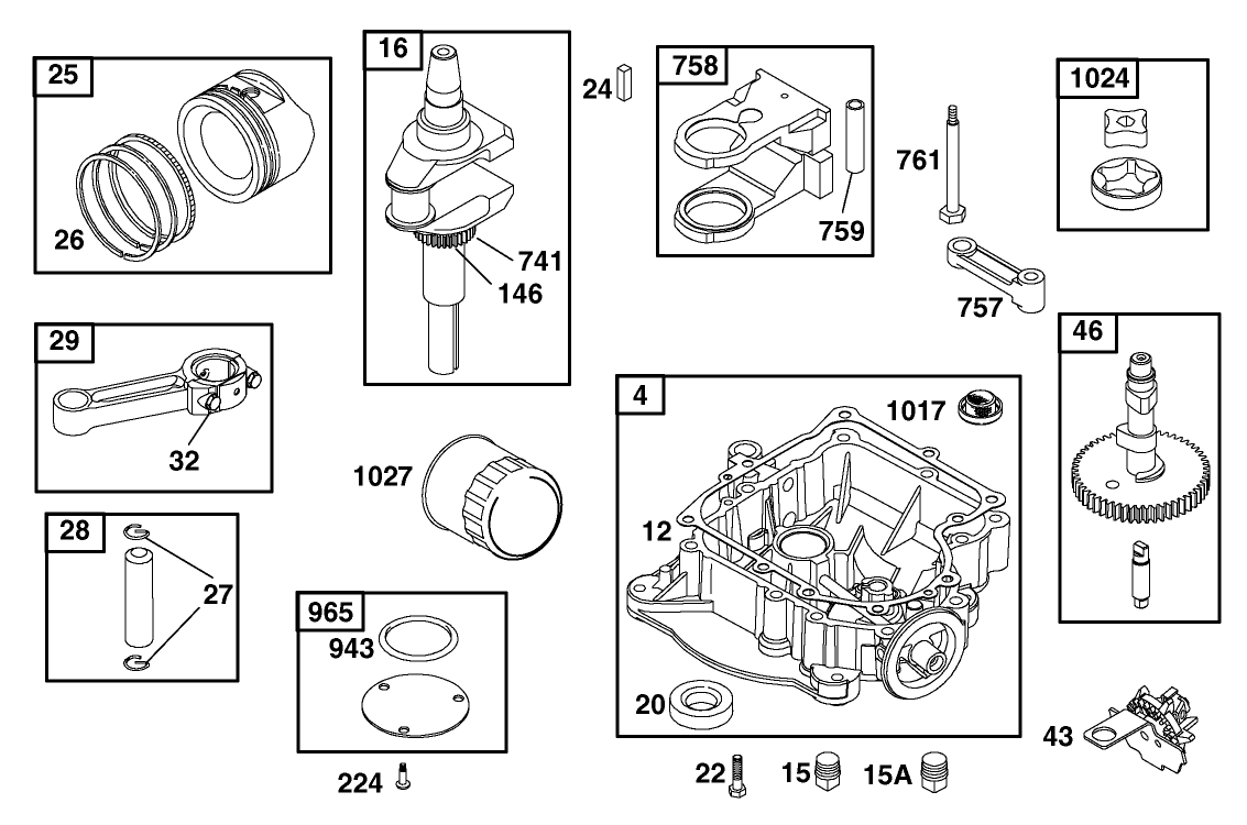 Engine Briggs & Stratton Model 28q777-0690-E1