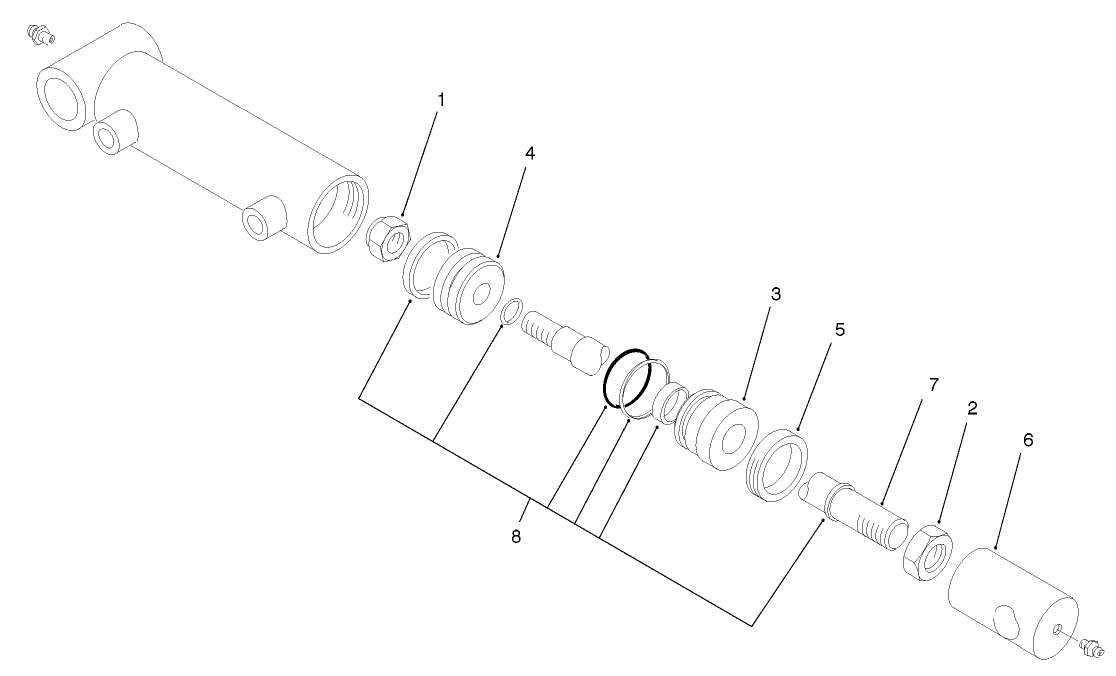 Hydraulic Cylinder Assembly No. 95-8978