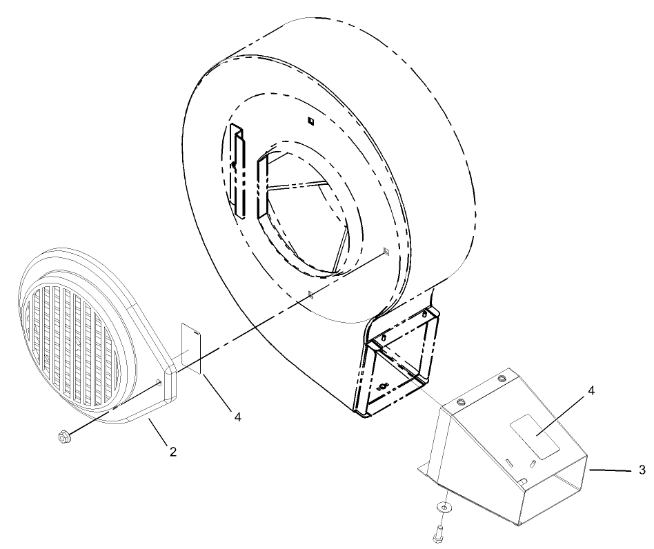 Intake And Exhaust Blower Assembly