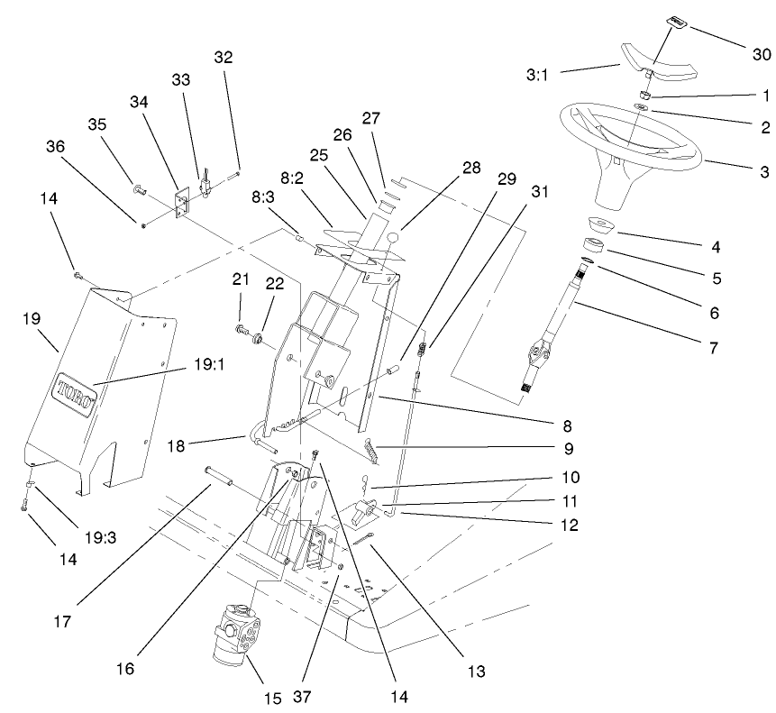 Steering Tower Assembly