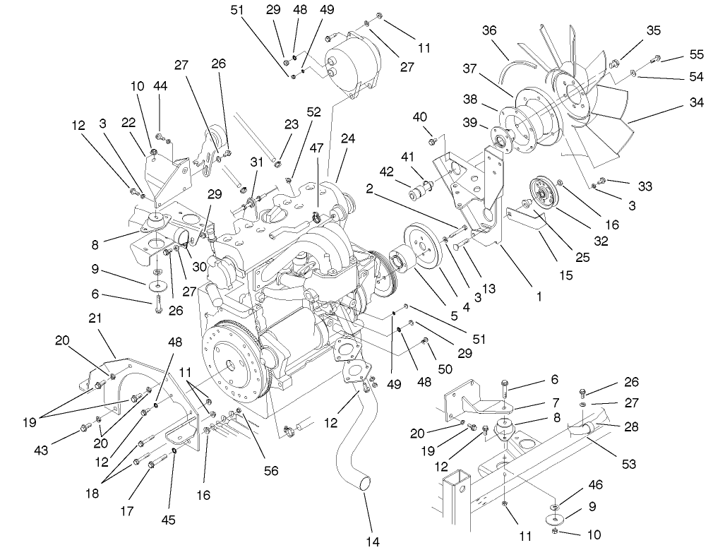 Engine And Fan Drive Assembly
