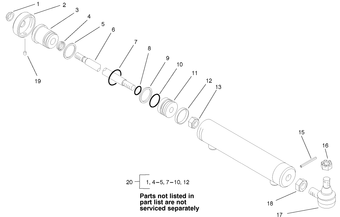 Steering Cylinder Assembly No. 93-5502
