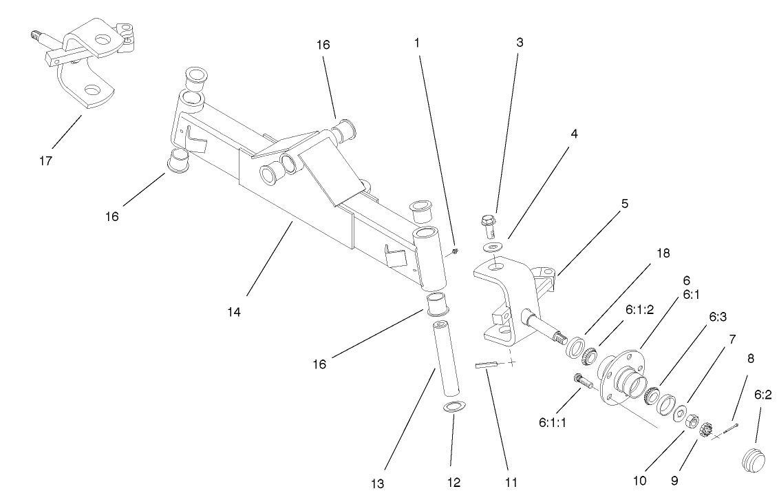 Axle Assembly (model 30301tc Only)