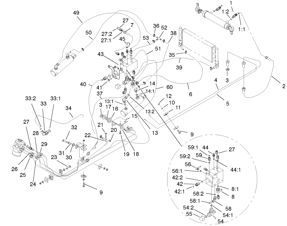 Hydraulic Plumbing Assembly
