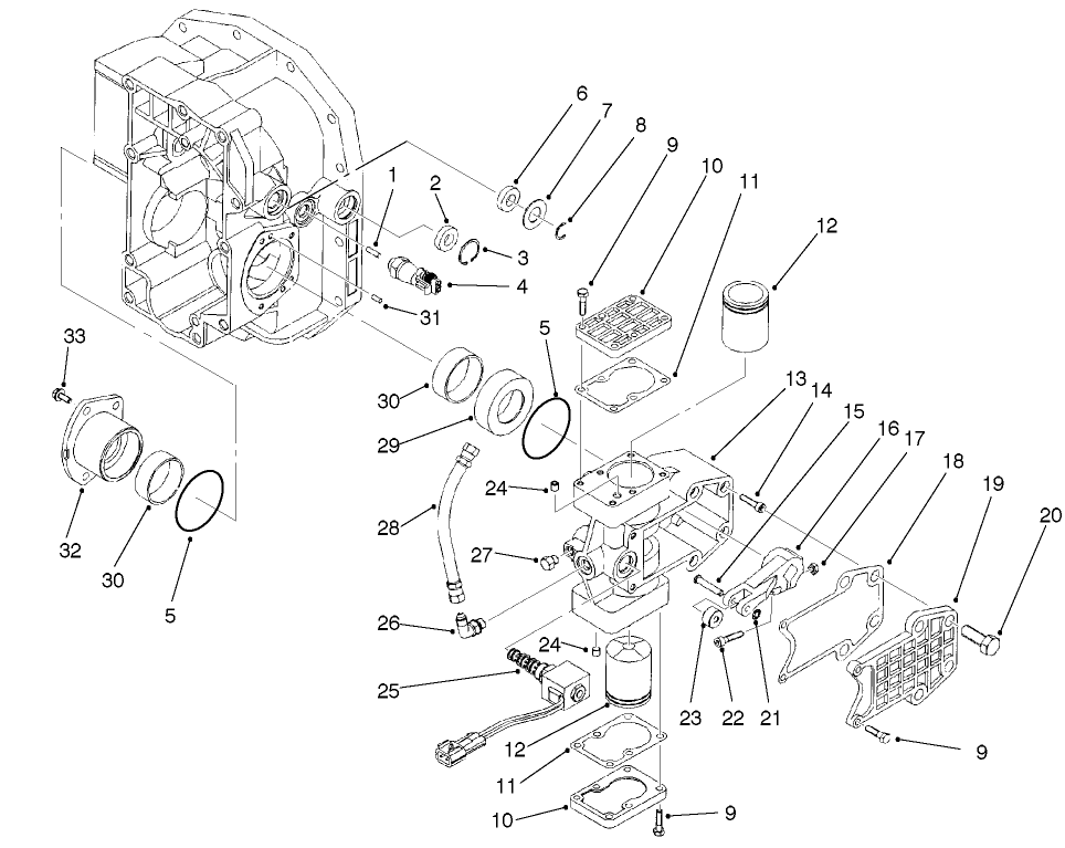 Hydraulic Housing Assembly-Control