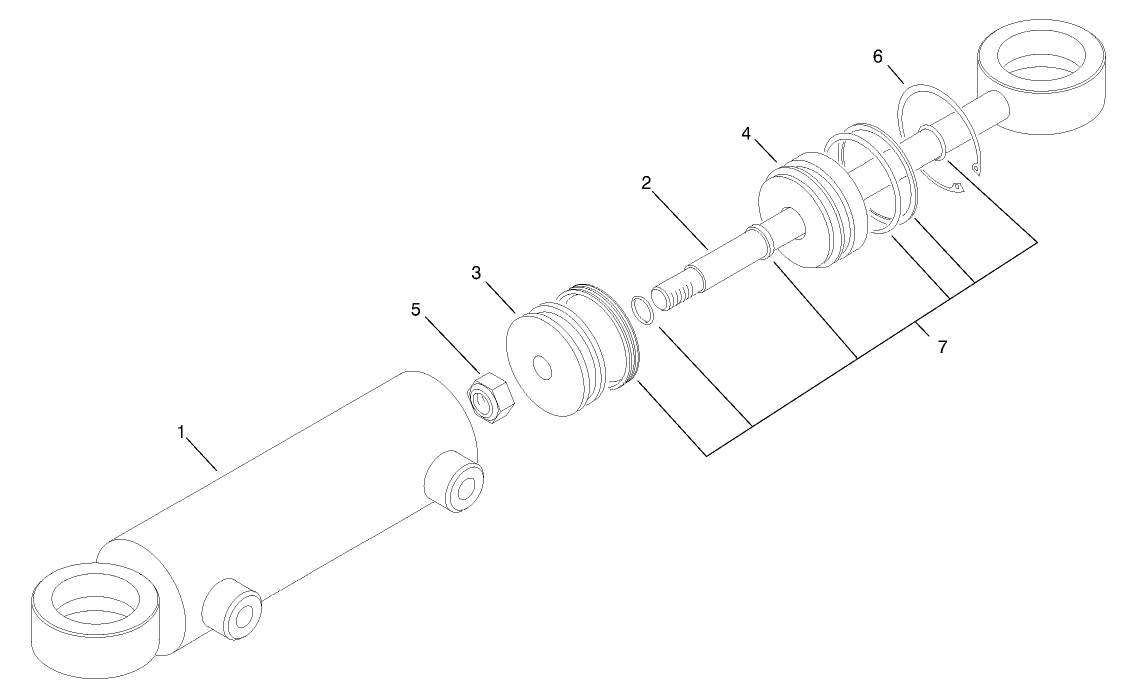 Hydraulic Cylinder Assembly No. 94-8141