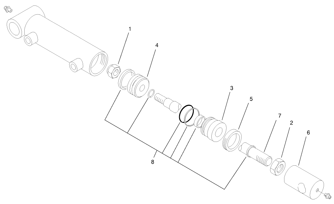 Hydraulic Cylinder Assembly No. 95-8978