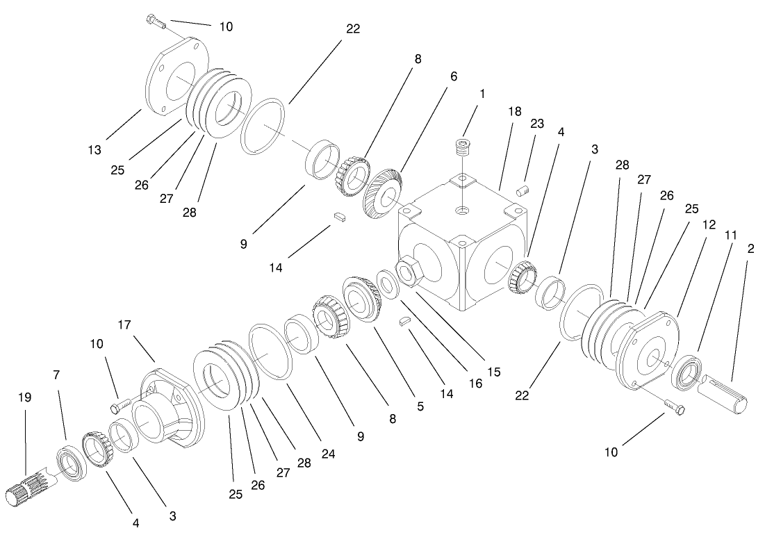 Gear Box Assembly No. 104-3441