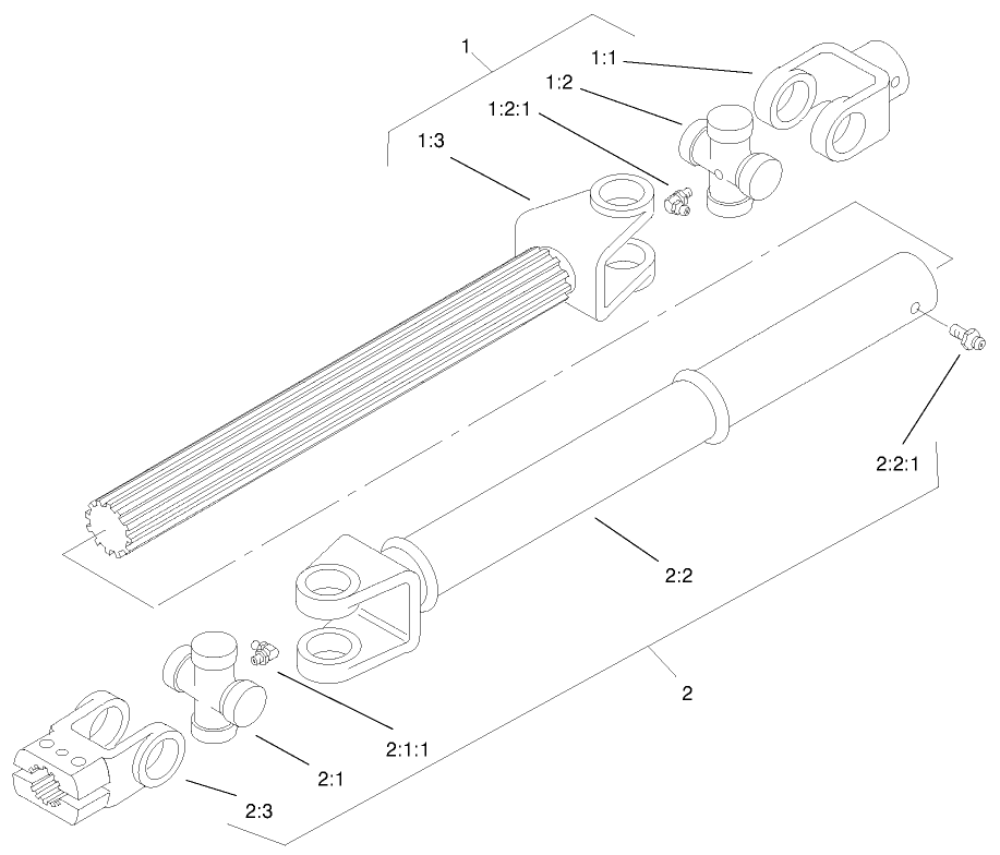 Drive Shaft Assembly No. 100-1557