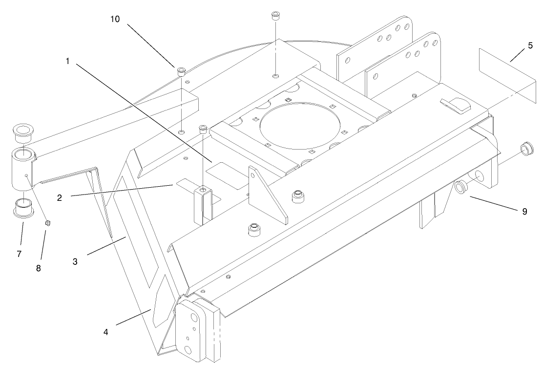 Right Hand Deck Wing Assembly No. 105-3662
