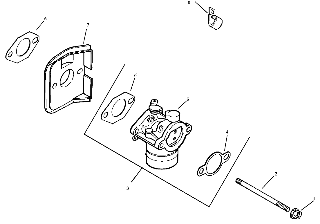 Fuel System Assembly Kohler Model Cv15t-41604