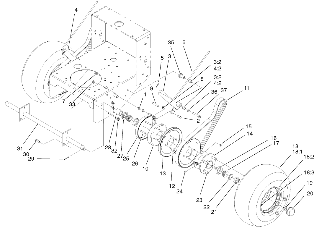 Wheel Drive And Brake System Assembly