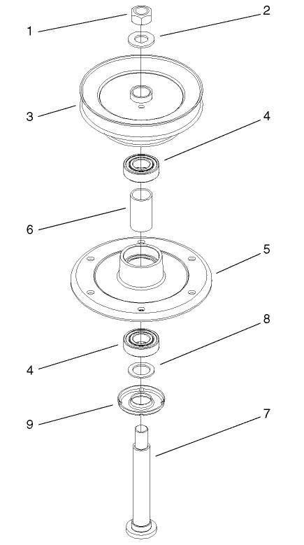 Spindle Housing Assembly No. 104-6315