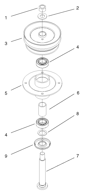 Spindle Housing Assembly No. 104-6314