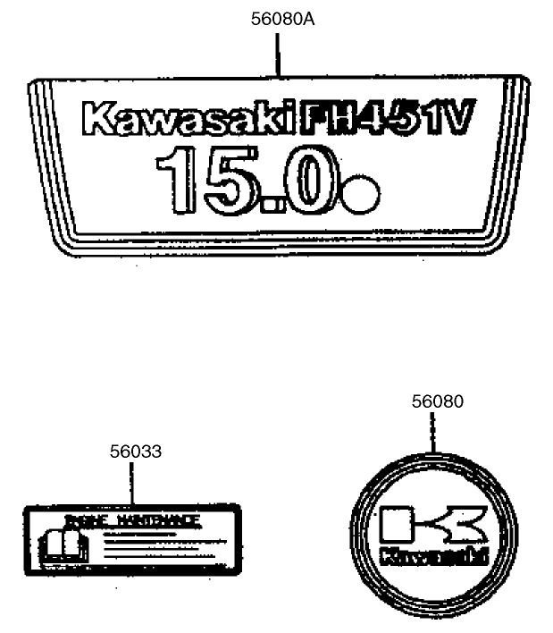 Decal-Kawasaki Fh451v-As08