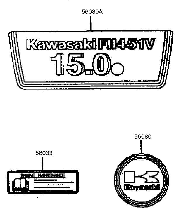 Decal-Kawasaki Fh451v-As08