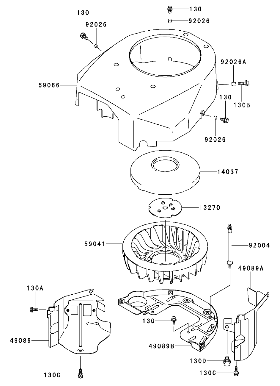 Cooling Equipment Kawasaki Fh500v-As30