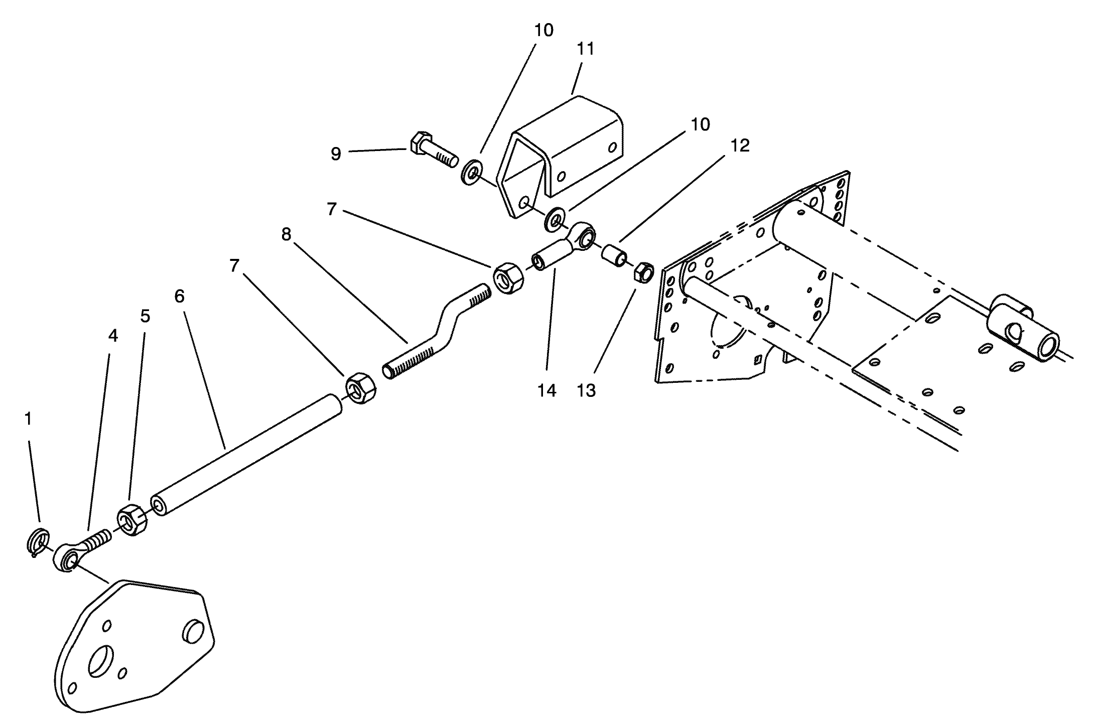 Center Suspension (Fixed Cutting Unit Model 02100)