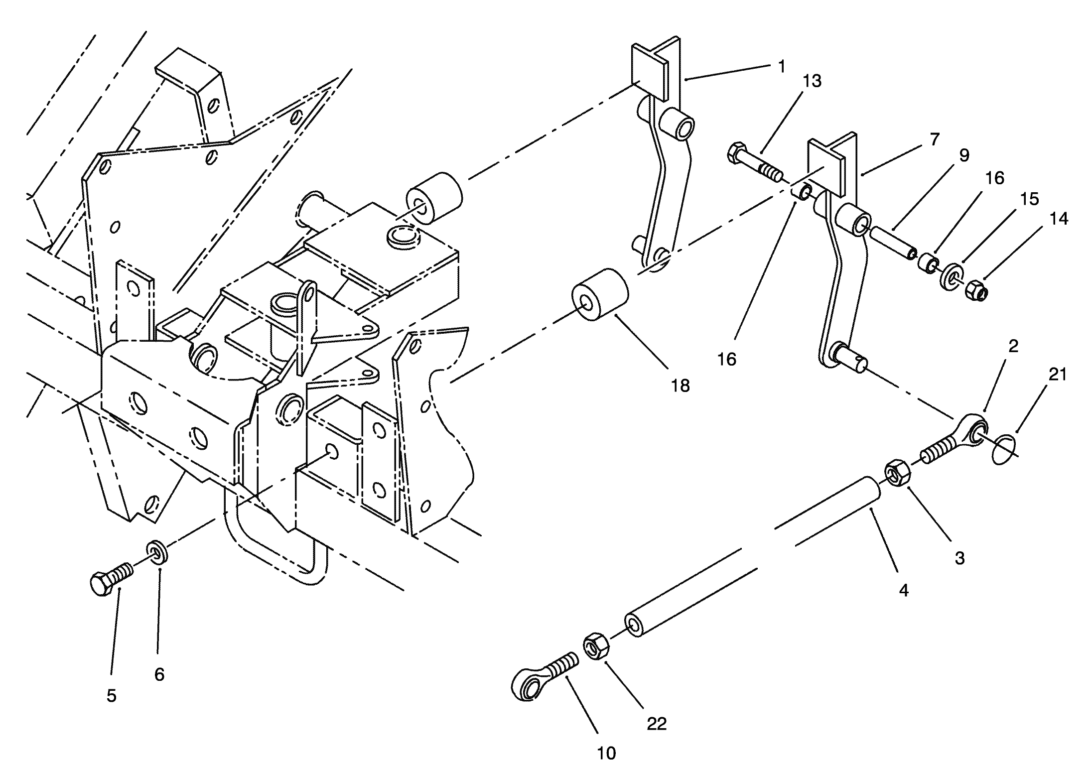 Front Suspension (Floating Cutting Unit Model 02101)